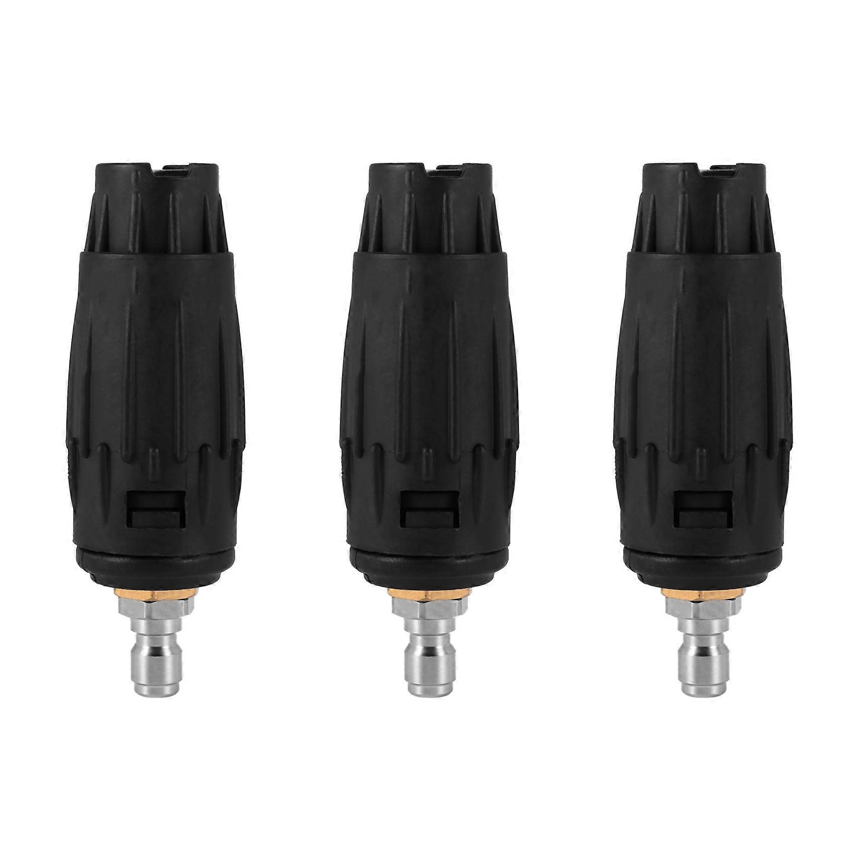 3X Adjustable Pressure Washer Nozzle Tips, Variable Pattern, 1/4 Inch Quick Connect Plug, 3000 PSI