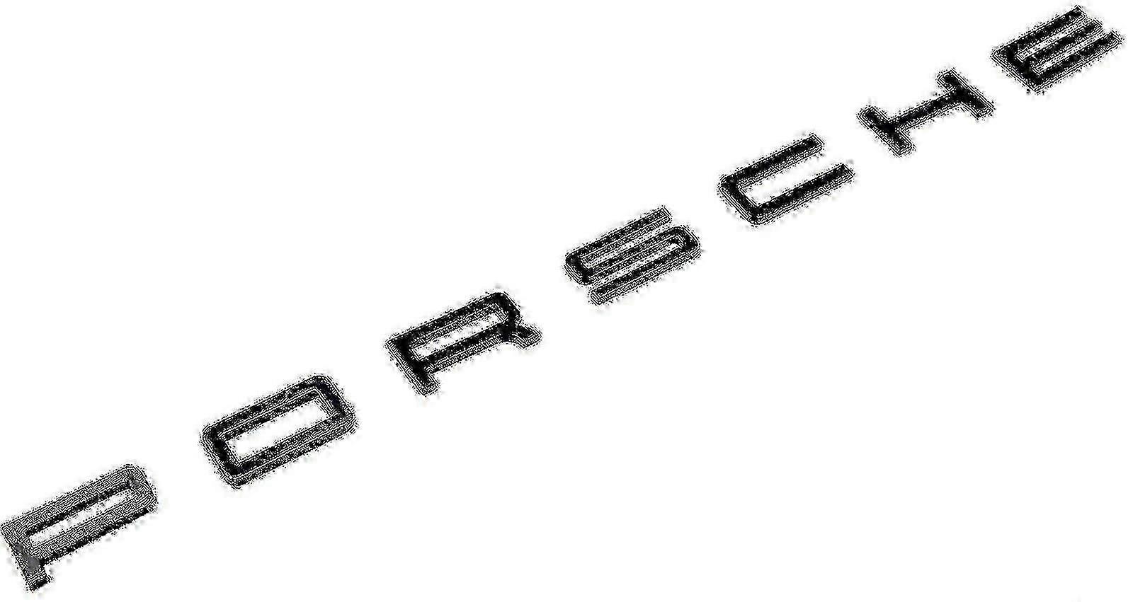 Gloss Black Rear Boot Badge Emblem for Porsche 911, Cayenne, Turbo, GT3