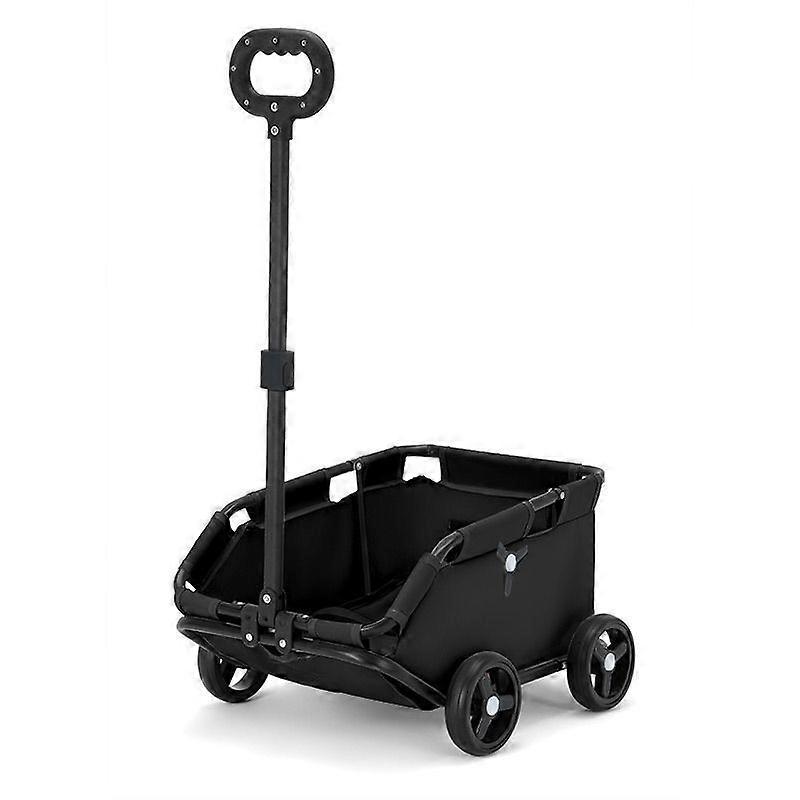 Pet Stroller Multi-functional Small Cat Dog Pull Cart Kids Toy Outdoor Portable Foldable With Canopy