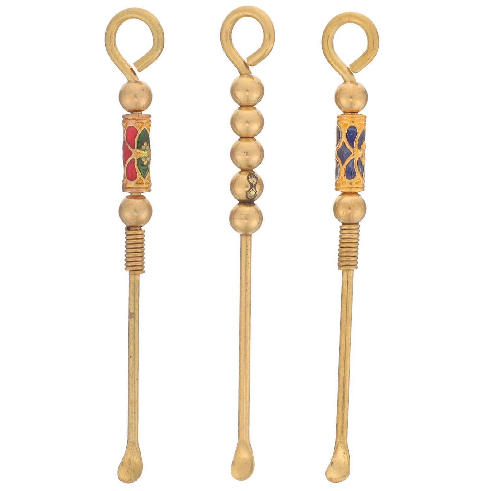 Wax Sculpting Spoon Copper Tool for Carving Multipurpose 3Pcs