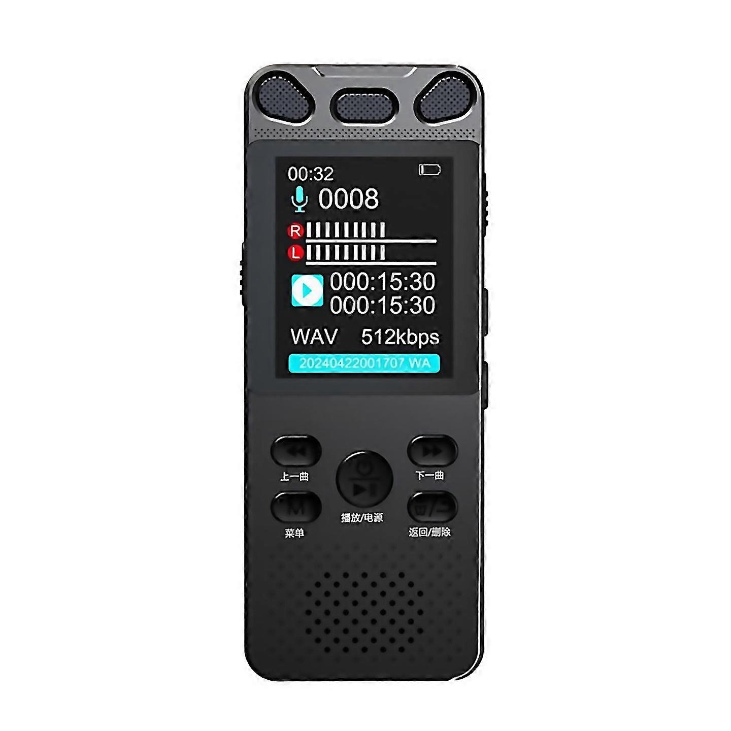 For Voice Activated Recorder 100hours Hd Noisecanceling Audio