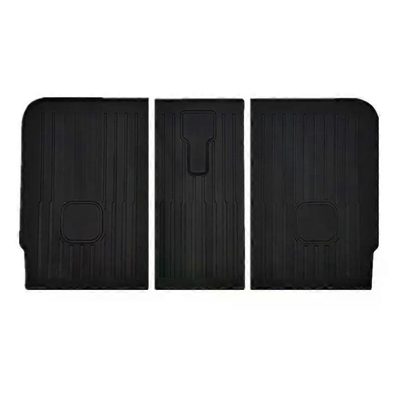 Rear Seat Back Cover Backrest Protector for Tesla 2020 ~ 2025 Model Y Juniper Trunk Anti-scratch Pad Anti-dirty Mat with Velcro