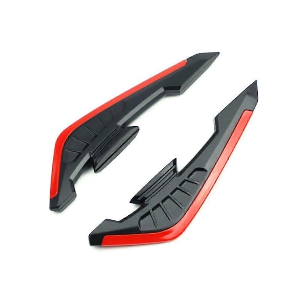 Spoiler Wing 1 Pair Motorcycle Winglets, Side Fairing Winglets, Aerodynamic Spoiler, Red