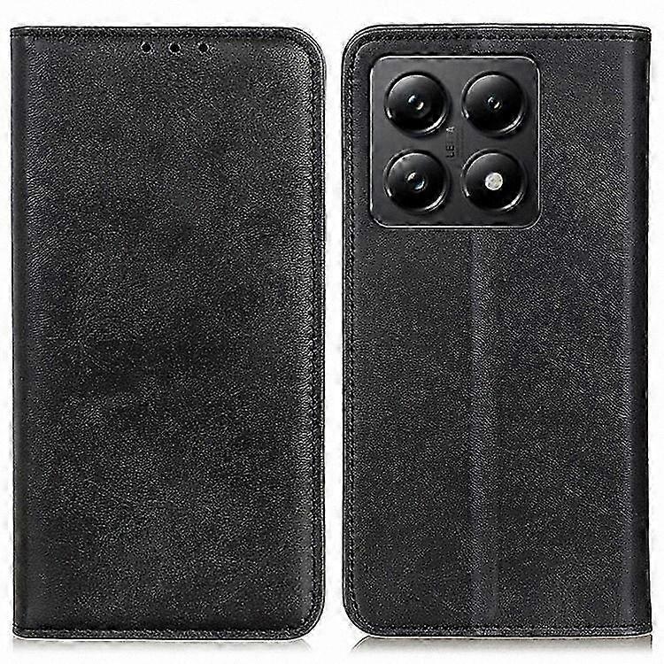 Genuine Leather Wallet Case with Card Slots for 14T - Protective Storage Solution