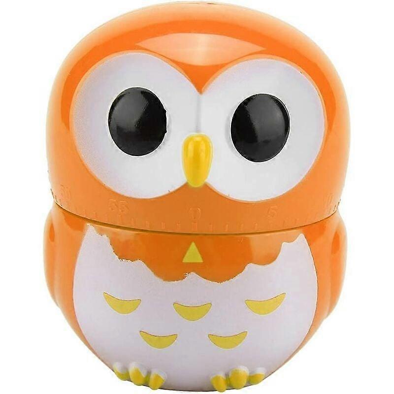Kitchen Timer, 1-55 Minutes Kitchen Timer x27 Egg Timer Loud Alarm Mechanical Timer(Orange)