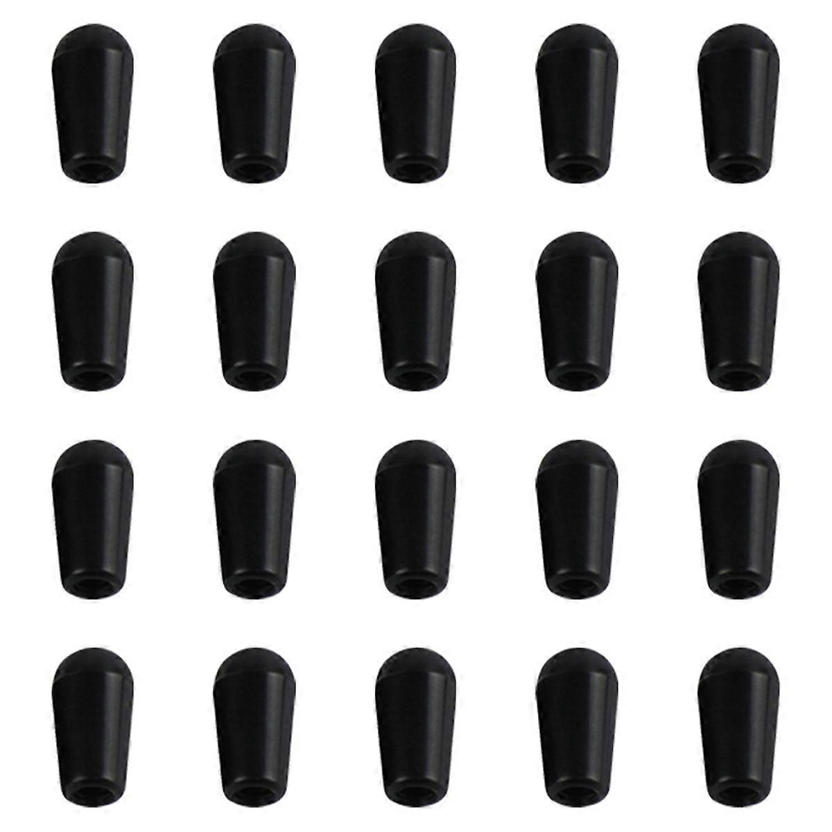 Black 20Pcs Metric M3.5/ Guitar 3 Way Toggle Switch Tip