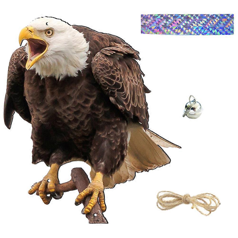 Bird Deterrent Hanging Decor for Yard 2Sets with Rotation