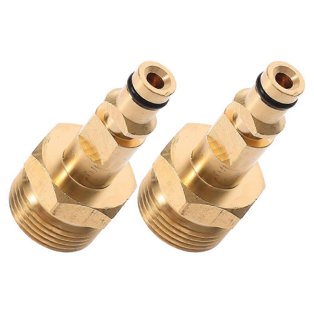 M22 Interface 8 Pcs Brass Quick Connect Fittings For Power Washer Perfect For Car Washing Tasks Optimized Water Flow Control