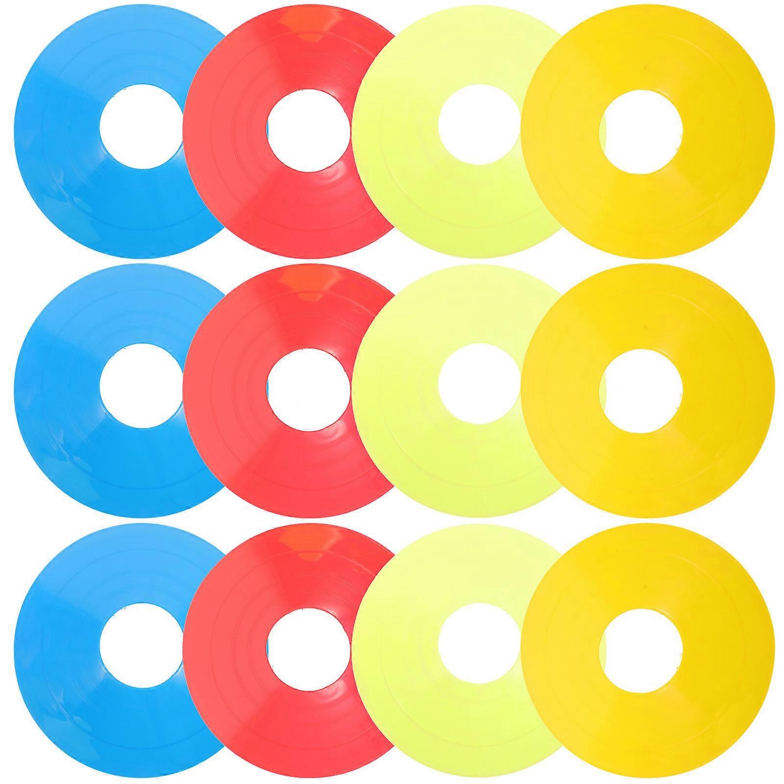 Σετ πινακίδων προπόνησης ποδοσφαίρου για παιδιά και ενήλικες 40 τεμάχια στρογγυλοί κώνοι προπόνησης σε διάφορα χρώματα για αθλητικές δραστηριότητες