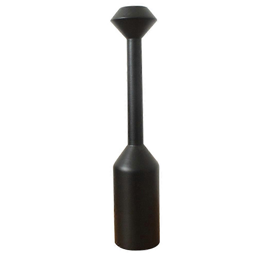Decorative Candleholder Wooden Candle Stand For Home Decor 28X5.5X5.5CM Black Stable Shape 1Pc