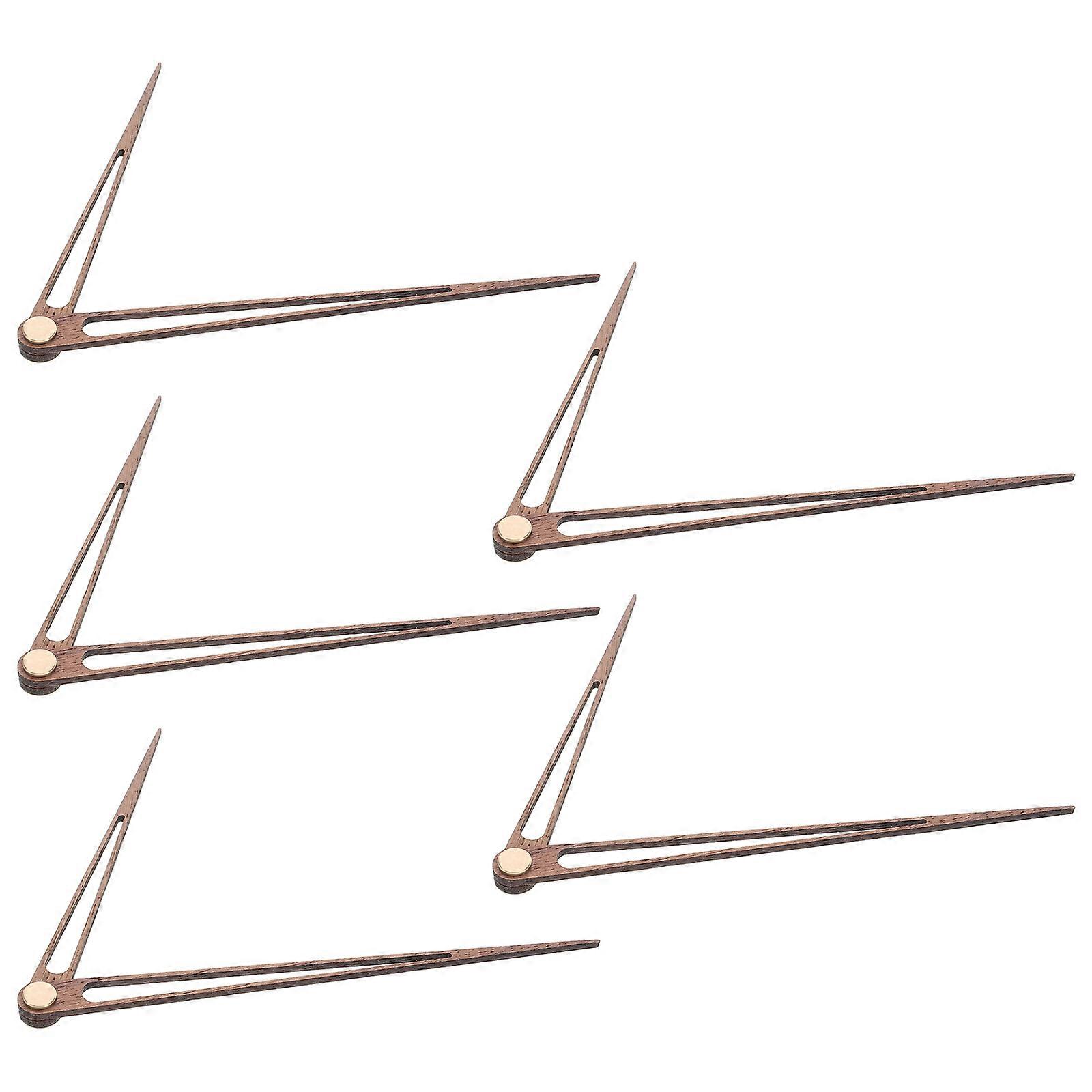 Wooden Clock Hands Kit Long Shaft Clock Parts Ideal For Home Decor Enhancements 15 Sets Featuring Durable Design