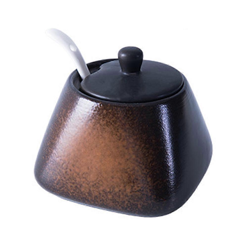 Ceramic Spice Jar Set for Storage Use with 3Pcs Condiment Storage Jars