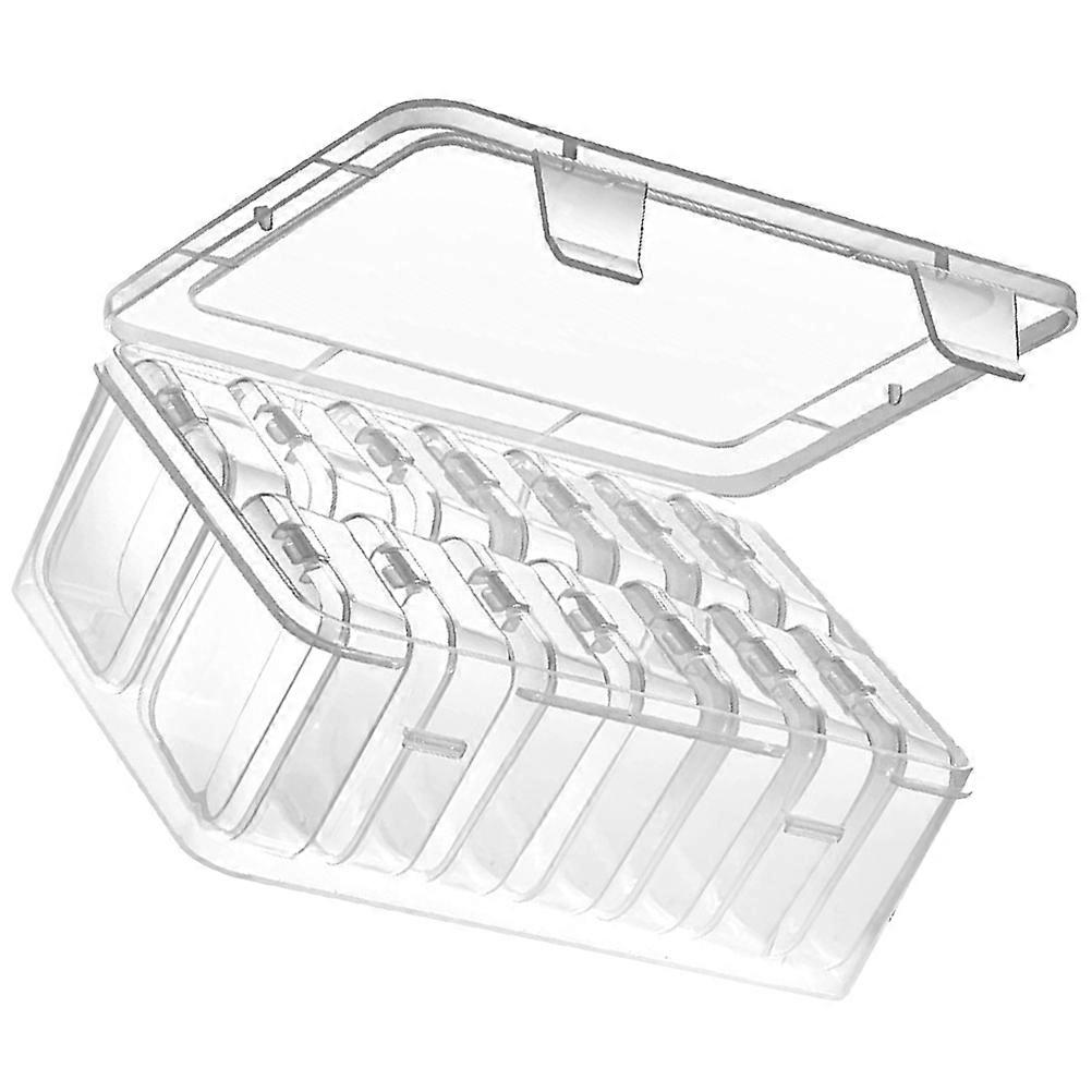 Clear Plastic Boxes Storage Containers for Storage 3Sets with Transparent Lids