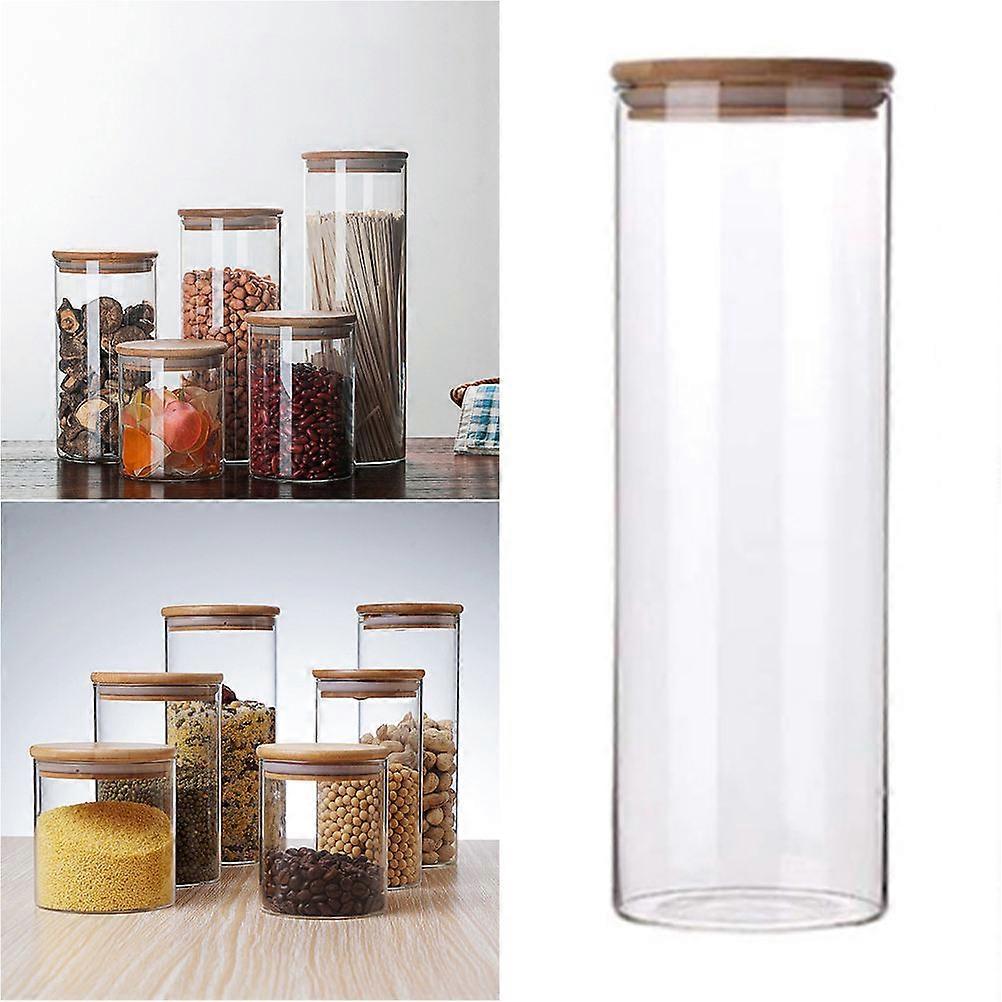 Glass Jar Storage Container for Tea Coffee Spice Candy 1800ml