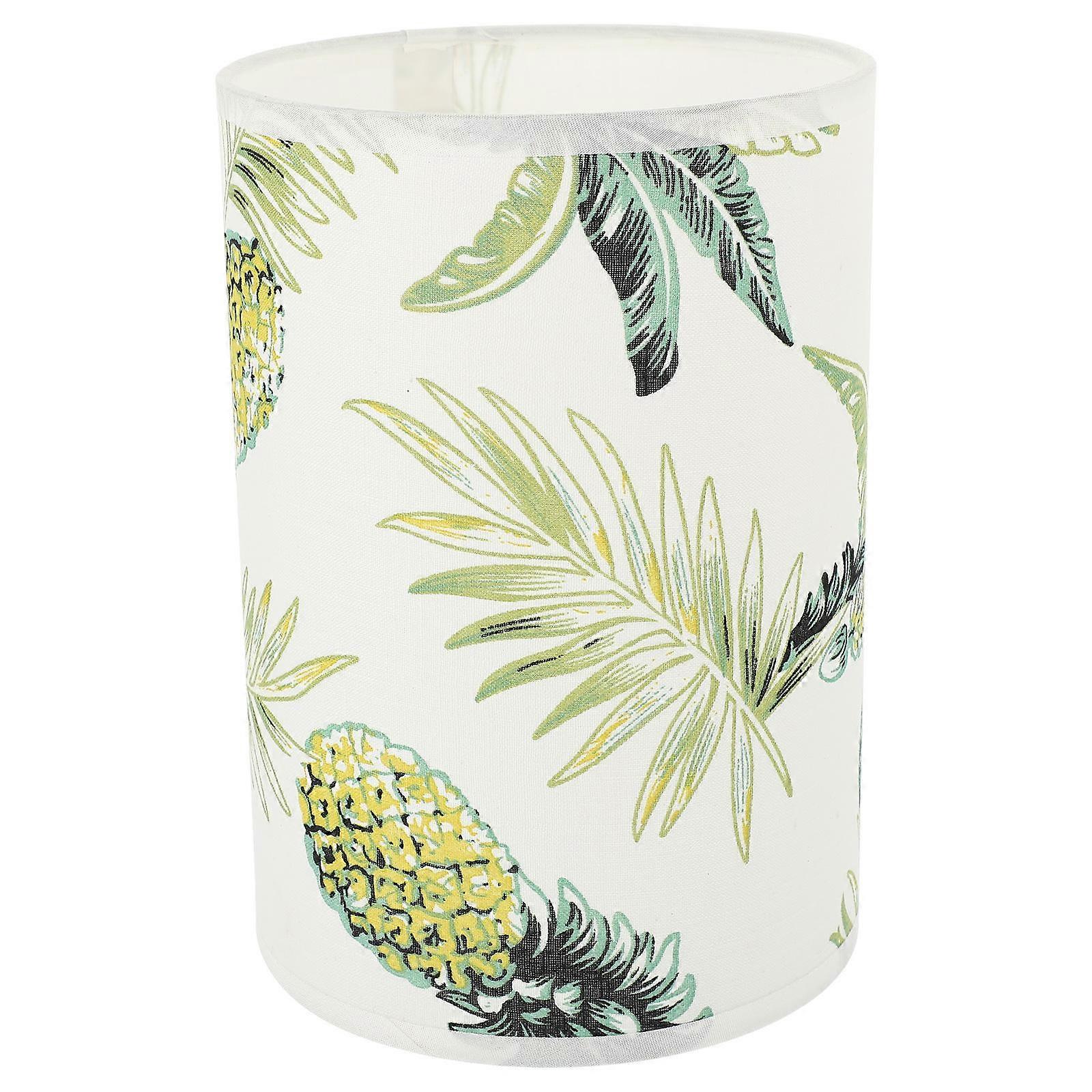 Table Lamp Shade Decorative Cover 4Pcs Pineapple Print Fabric Lamp Shades