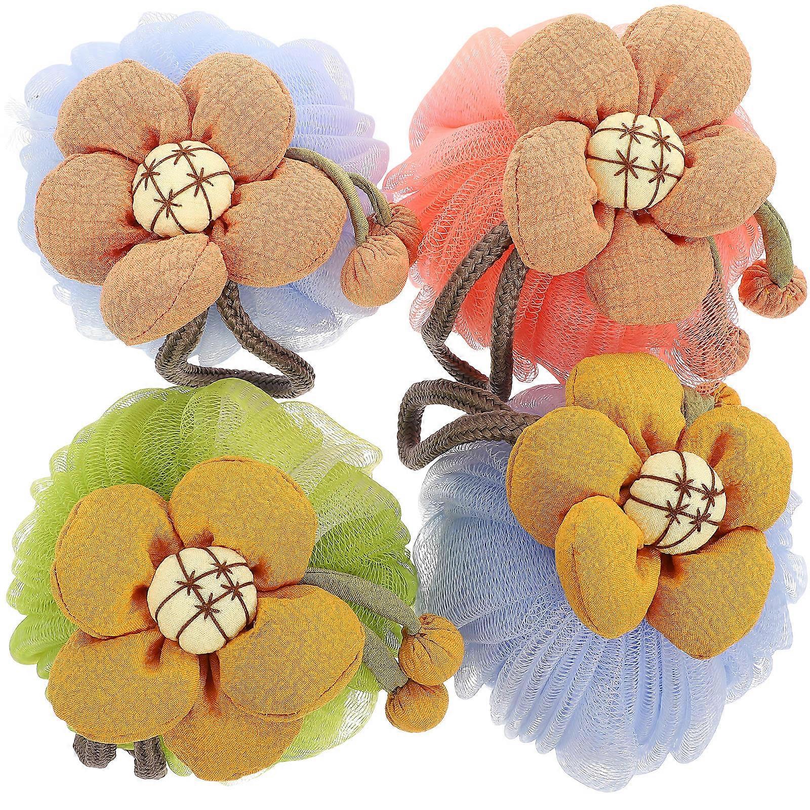 Cartoon Body Scrubber Shower Sponge for Bathing Use 8Pcs Set