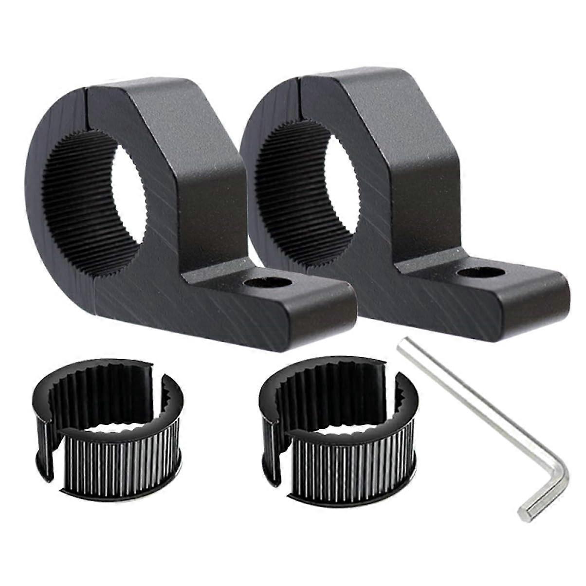 Motorcycle Headlight Clamp Spotlight Bracket Universal Fit Adjustable Mount Easy Install For OffRoad Vehicles