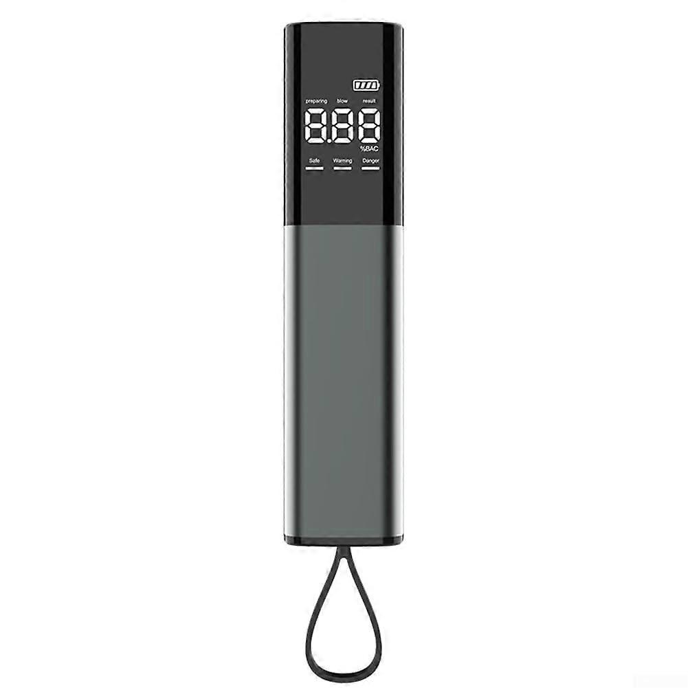 Alcohol Breathalyzer Tester, Portable Digital Breathalyzer, Rechargeable Alcohol Tester, Compact Handheld Breathalyzer