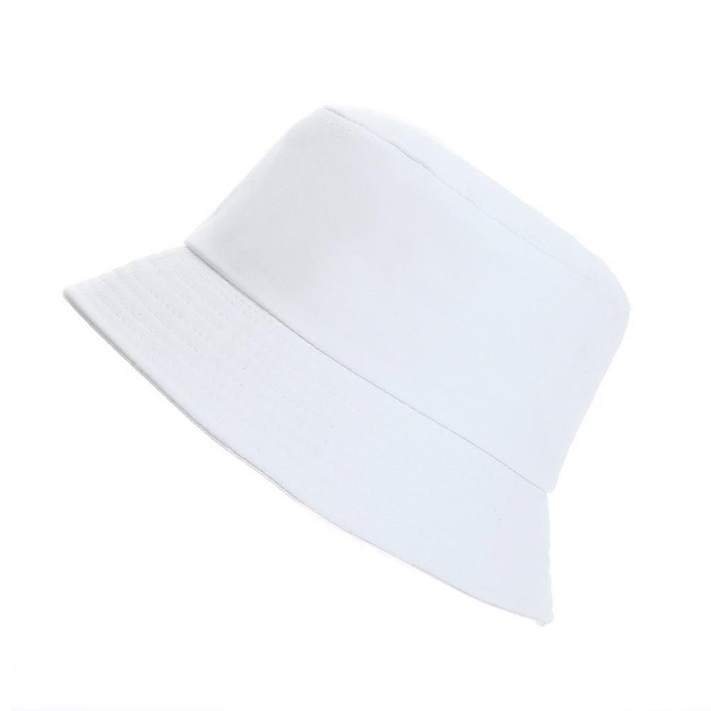 Sun Protection Hat for Outdoor Use with 2Pcs White Fisherman Bucket Hats
