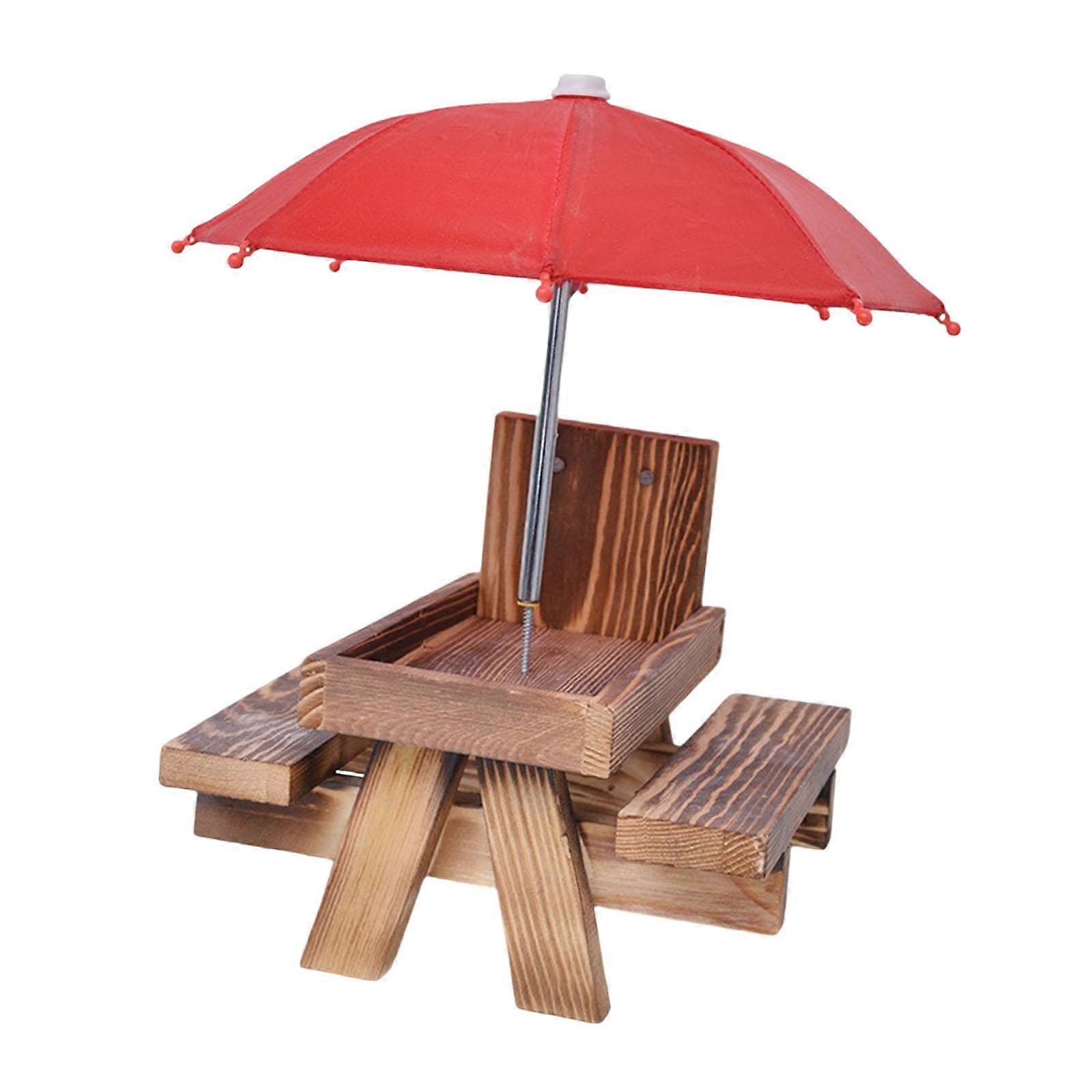 Squirrel Feeder Functional Feeding Chipmunk Feeder for Backyard Yard Outside