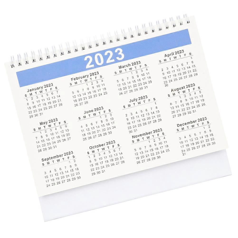 Simple Design Desktop 2024 Table Calendar for Home