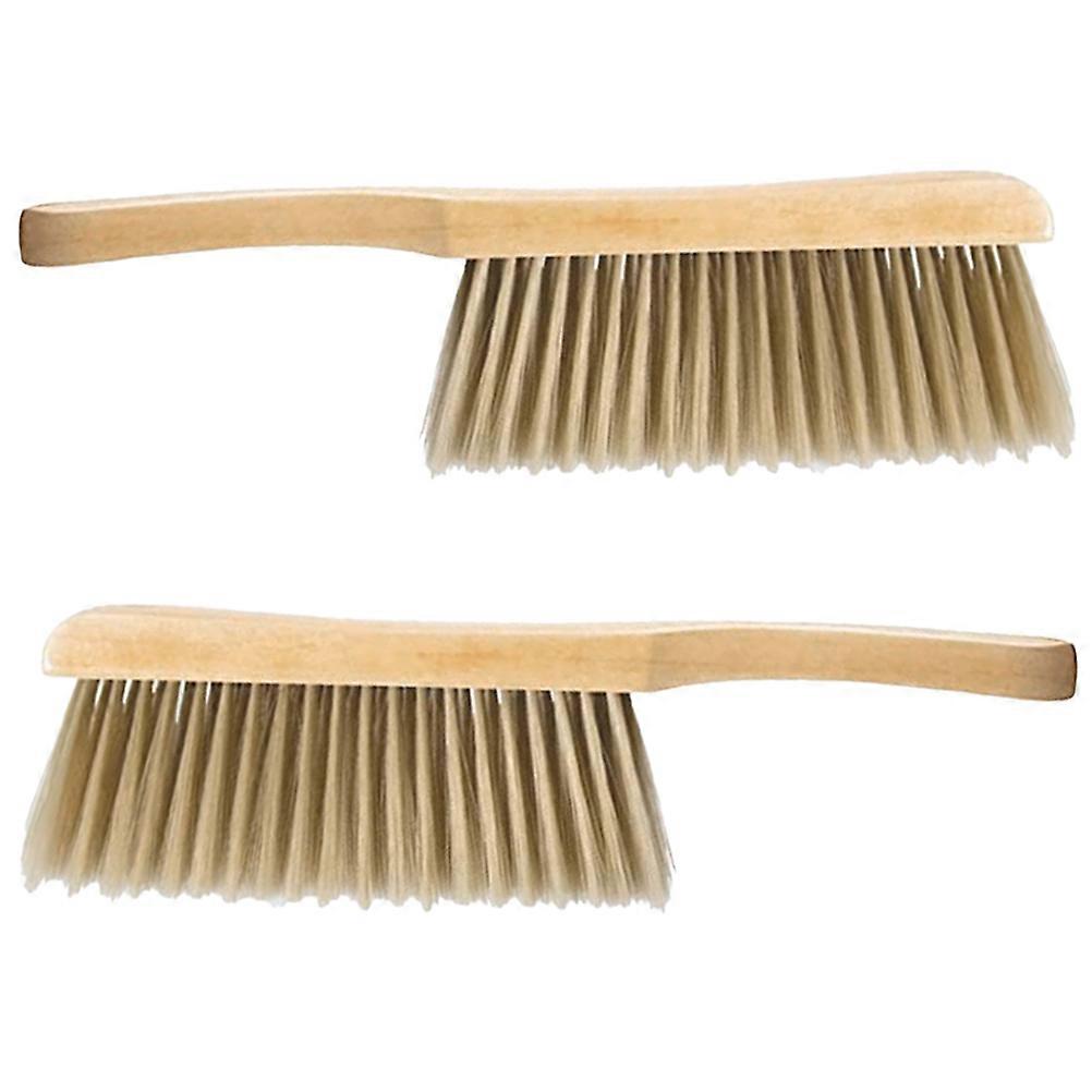 Hand Brush Wood Handle Dust Brush for Soft Dusting 8Pcs Cleaning Brushes