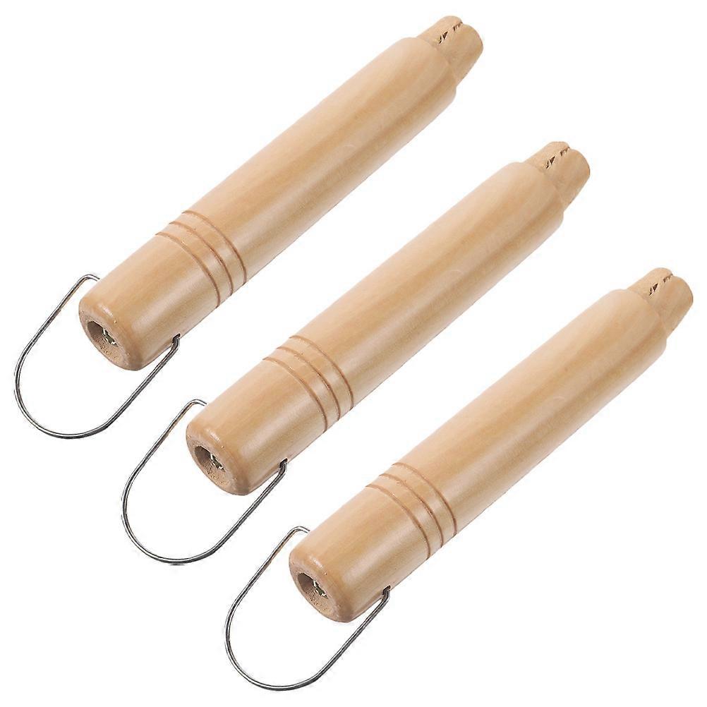 Wooden Pan Handle Replacement for Pot Use with 9Pcs Handle Set