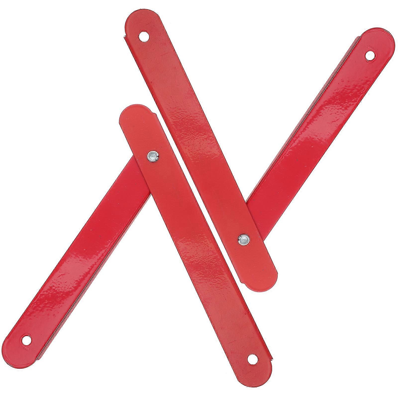 Small Step Ladder Parts for Ladder Hinge Replacement 6Pcs Red Set