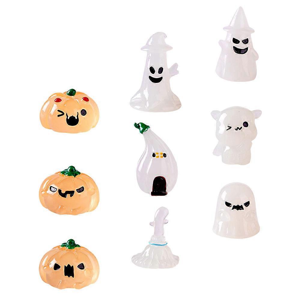 Halloween Miniatures Resin Props for Decoration Use 45Pcs Set