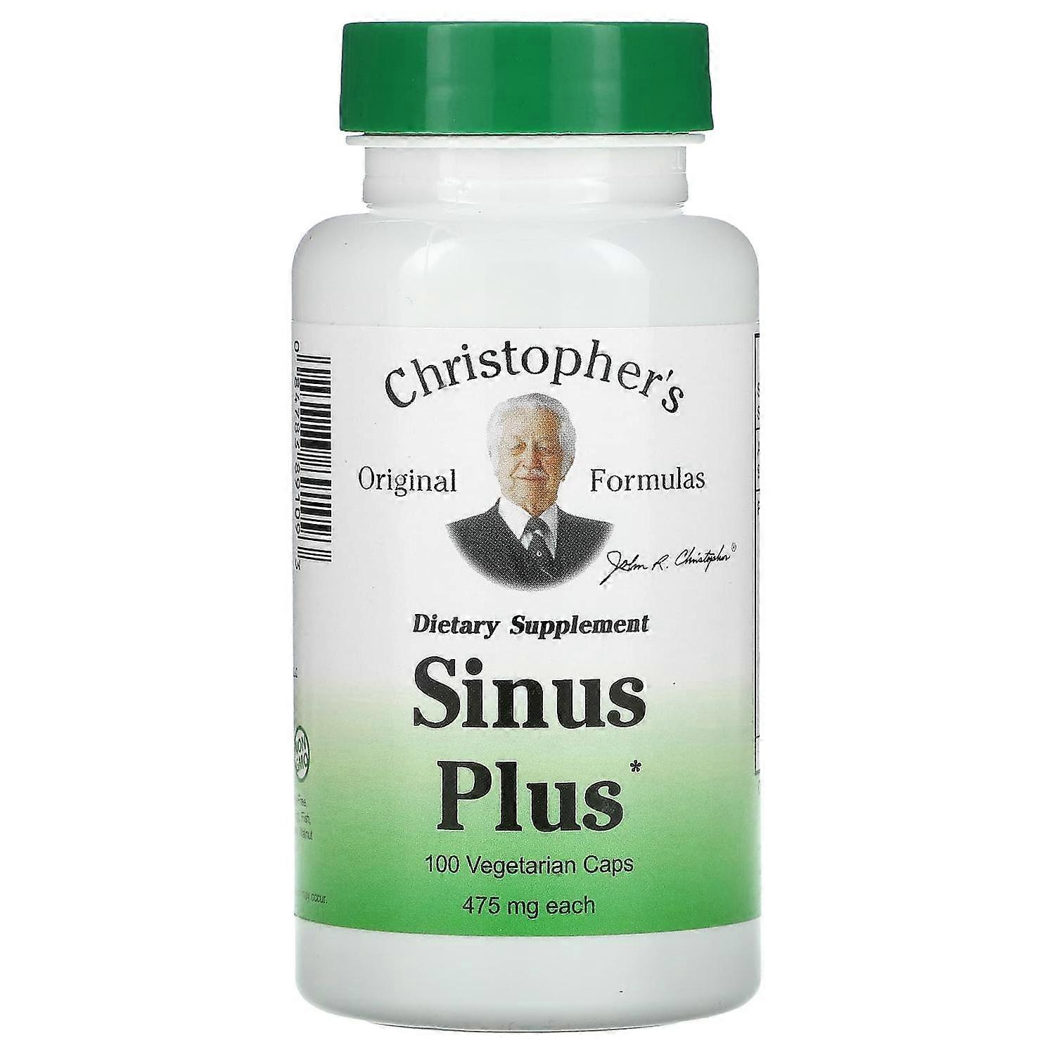 Christopher's Original Formulas, Sinus Plus, 100 Vegetarian Caps