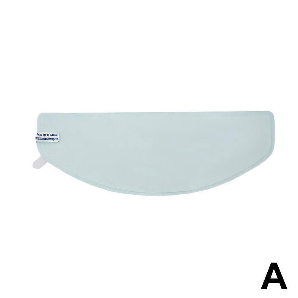 Universal Motorcycle Helmet Anti-Fog Patch Clear PET Film with UV Protection and 5-Year Lasting Effect Complete Application Kit