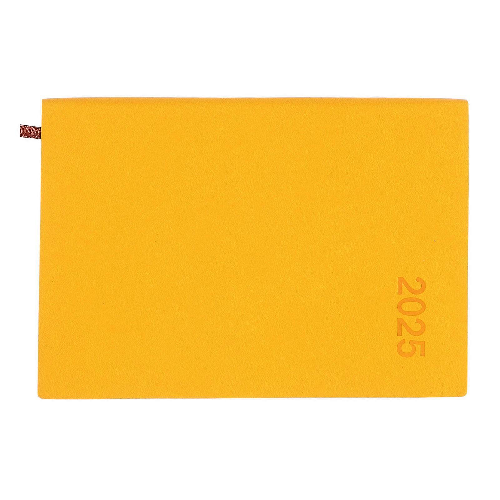 5Pcs Academic Diary 2025 PU Hardback Weekly Planner