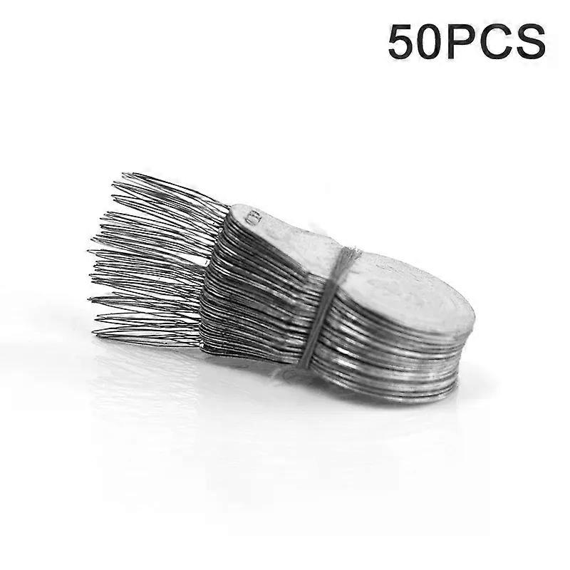 50Pcs Bow Wire Needle Threader Stitch Insertion Machine Hand Sewing Thread Tool