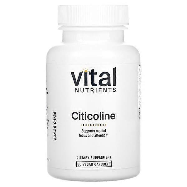 Vital Nutrients, Citicoline, 60 Vegan Capsules