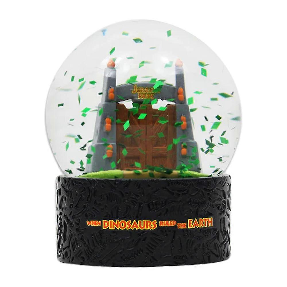 Jurassic Park Gates Snow Globe