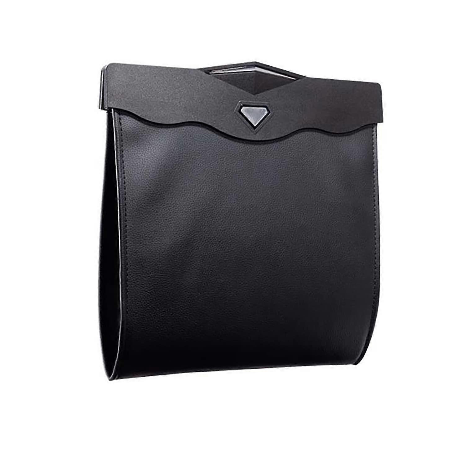 Car Trash Can Portable Car Garbage Bin Organizer for Renault Laguna Latitude Twingo Megane Espace Captur Black