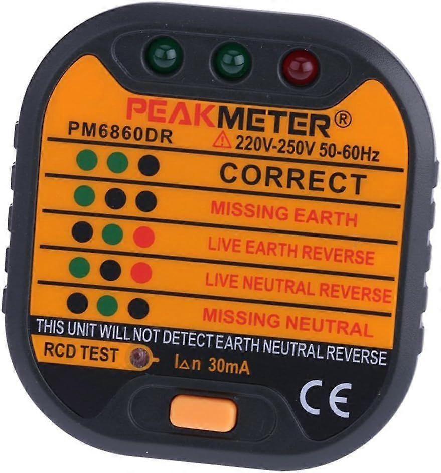 220V circuit breaker socket tester