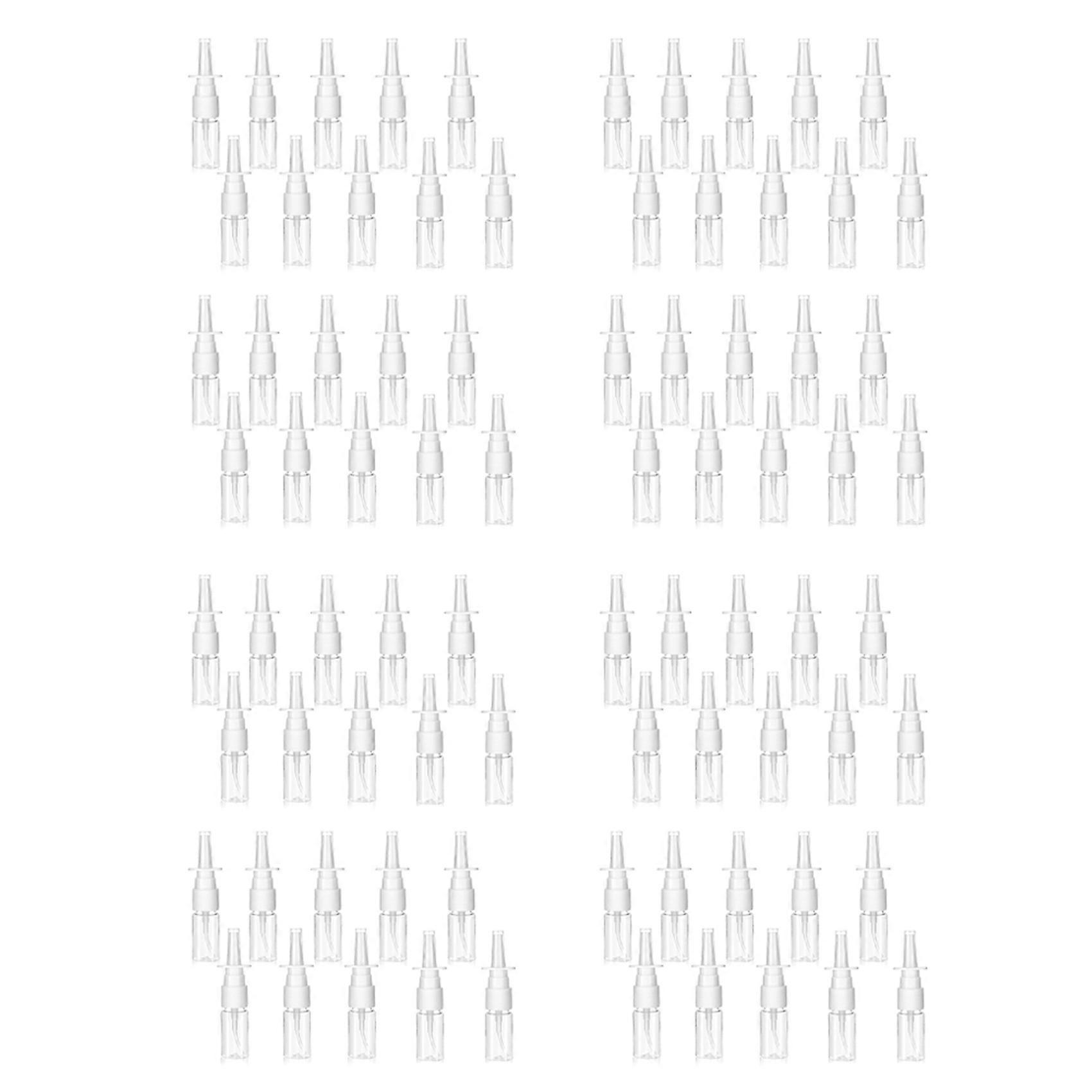 20Pcs Nasal Bottle, 10ML Clear Small Empty Nose Bottle
