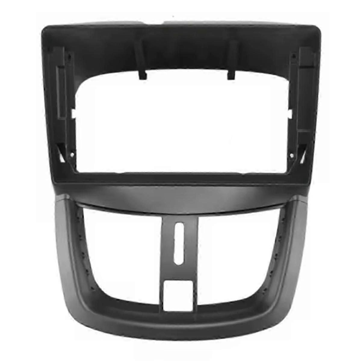 9 Inch 2Din Car Radio Fascias Frame Navigation Frame Stereo Panel Fascia Stereo Panel for 207 2006-2