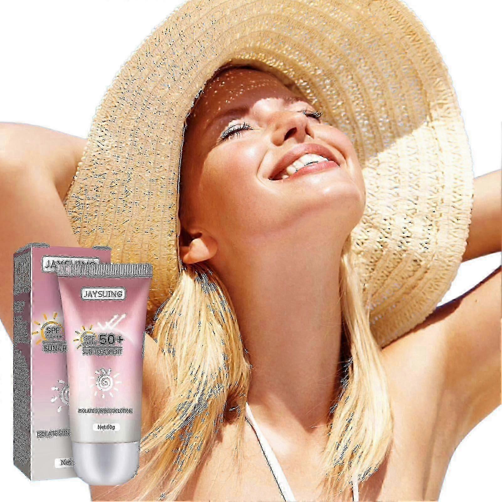 Jaysuing Protective Cream Anti-UV Repair Facial Skin Refreshing Non-sticky Oil Control Isolating Protective Cream AASSA -7035765328895