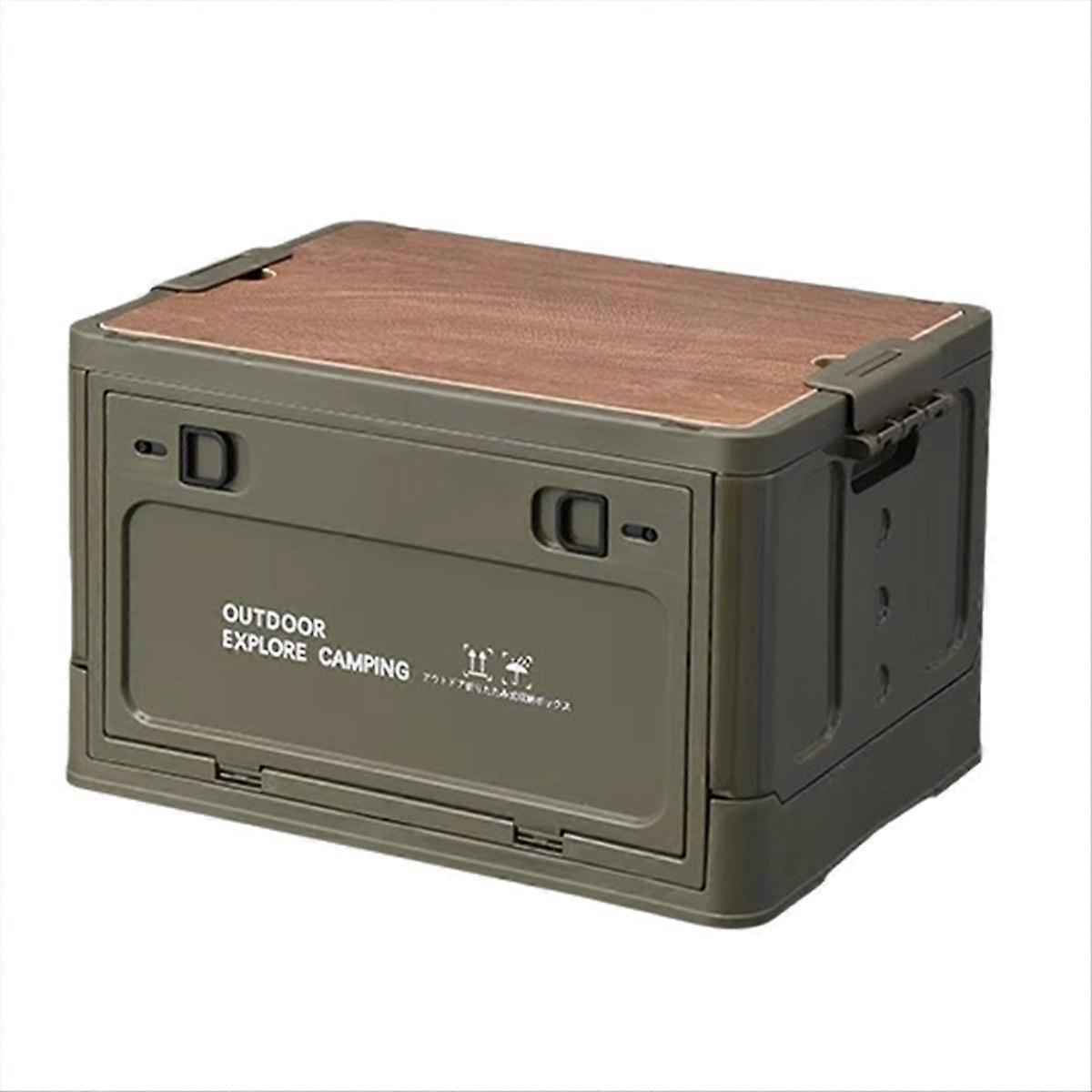 アウトドア旅行用収納キャンプ用品 グリーン、S