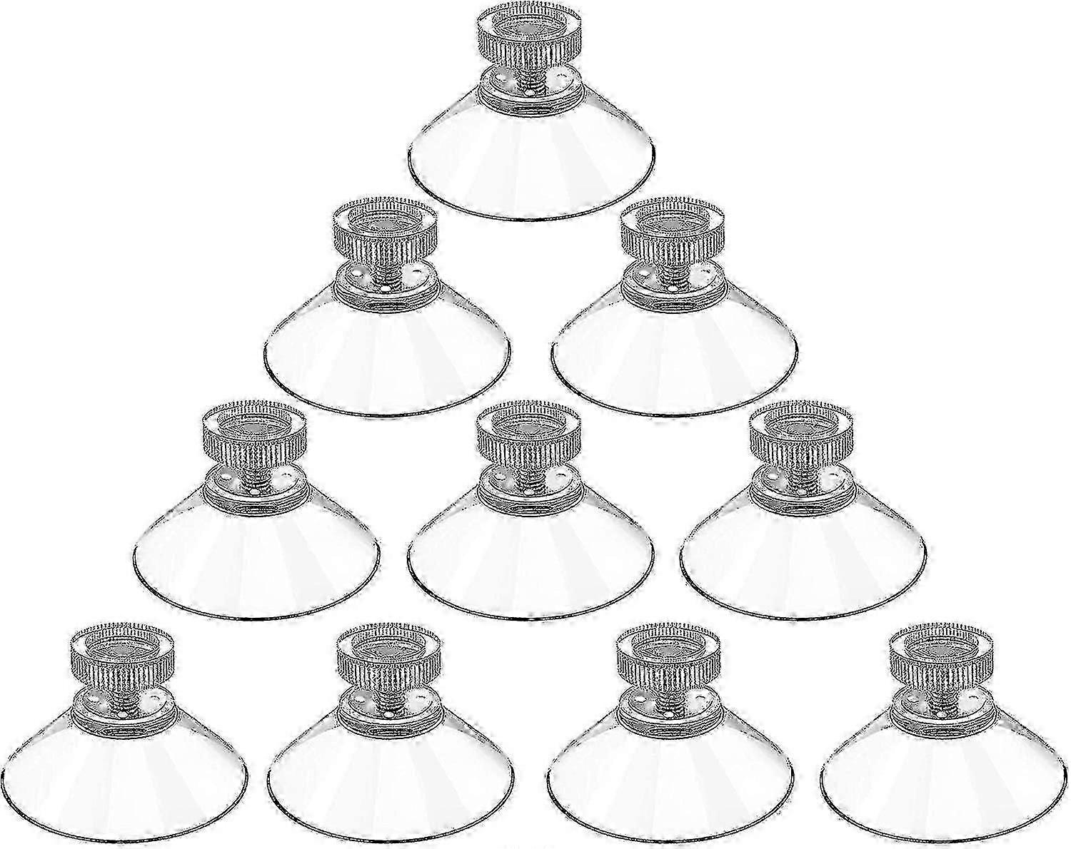 Suction Cups With Thread With Knurled Nuts Transparent, Kitchen Suction Cups Fixture