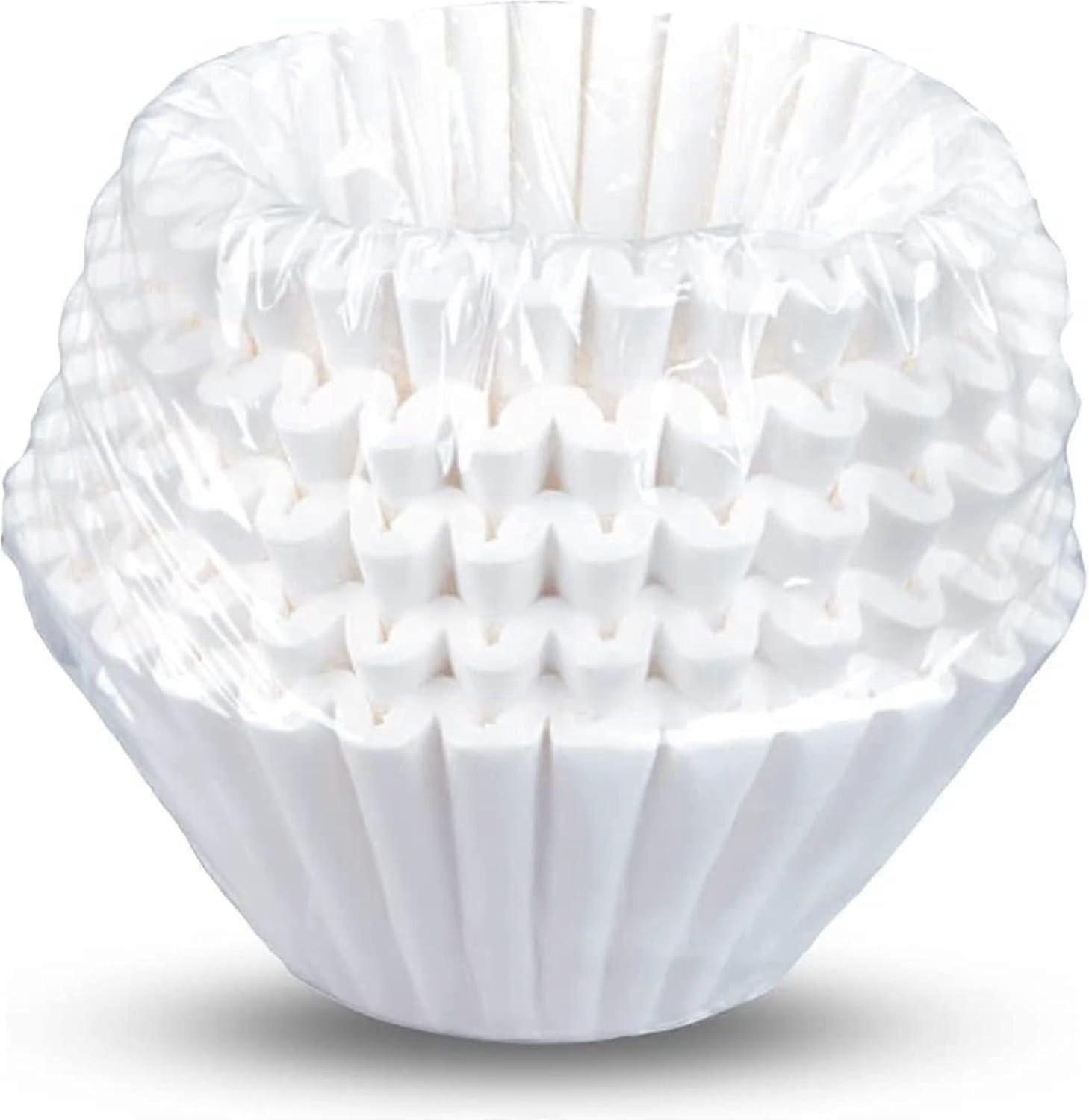 100PCS Filtros de café extra grandes (13 polegadas x 5 polegadas) Premium, grande, filtros altos para 1,5 a 3 galões