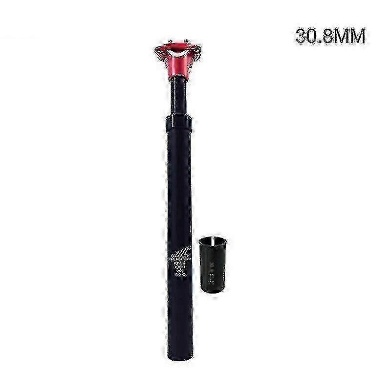 Shock-absorbing seat tube for mountain bikes with damping