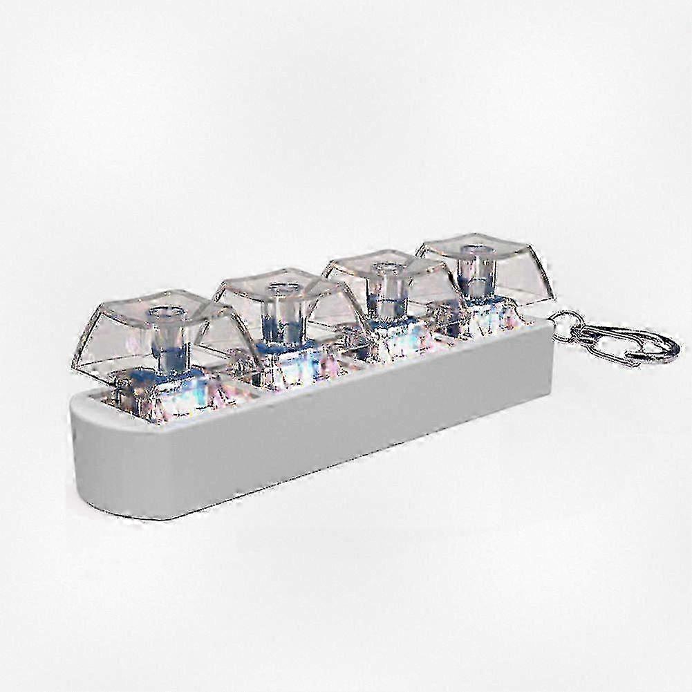 4-Key Fidget Keycaps for Mechanical Keyboards DIY Stress Relief Toy Finger Button Caps for Typing Fun