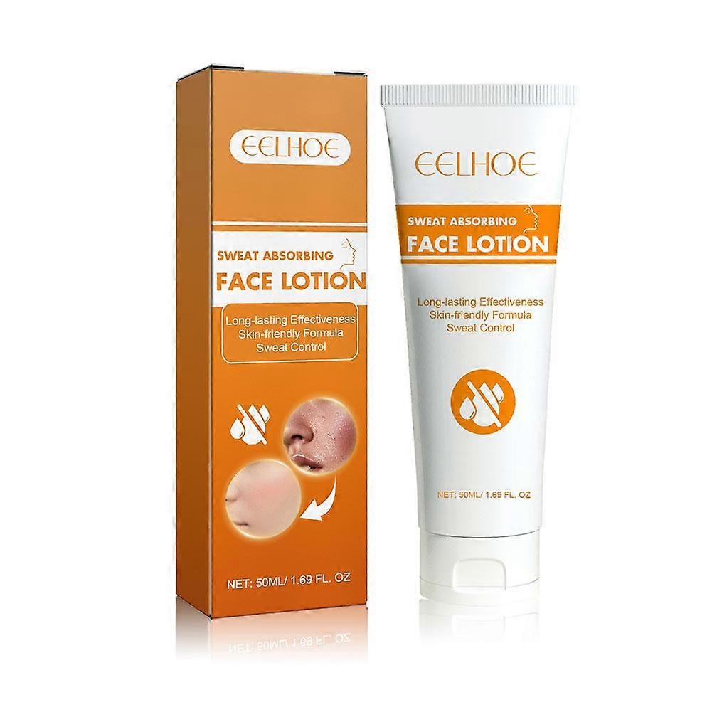 Face Antiperspirant Anti Sweat Forehead Scalp and Oily Face Control Sweat Absorbing Face Lotion Skin-friendly Formula 50ml
