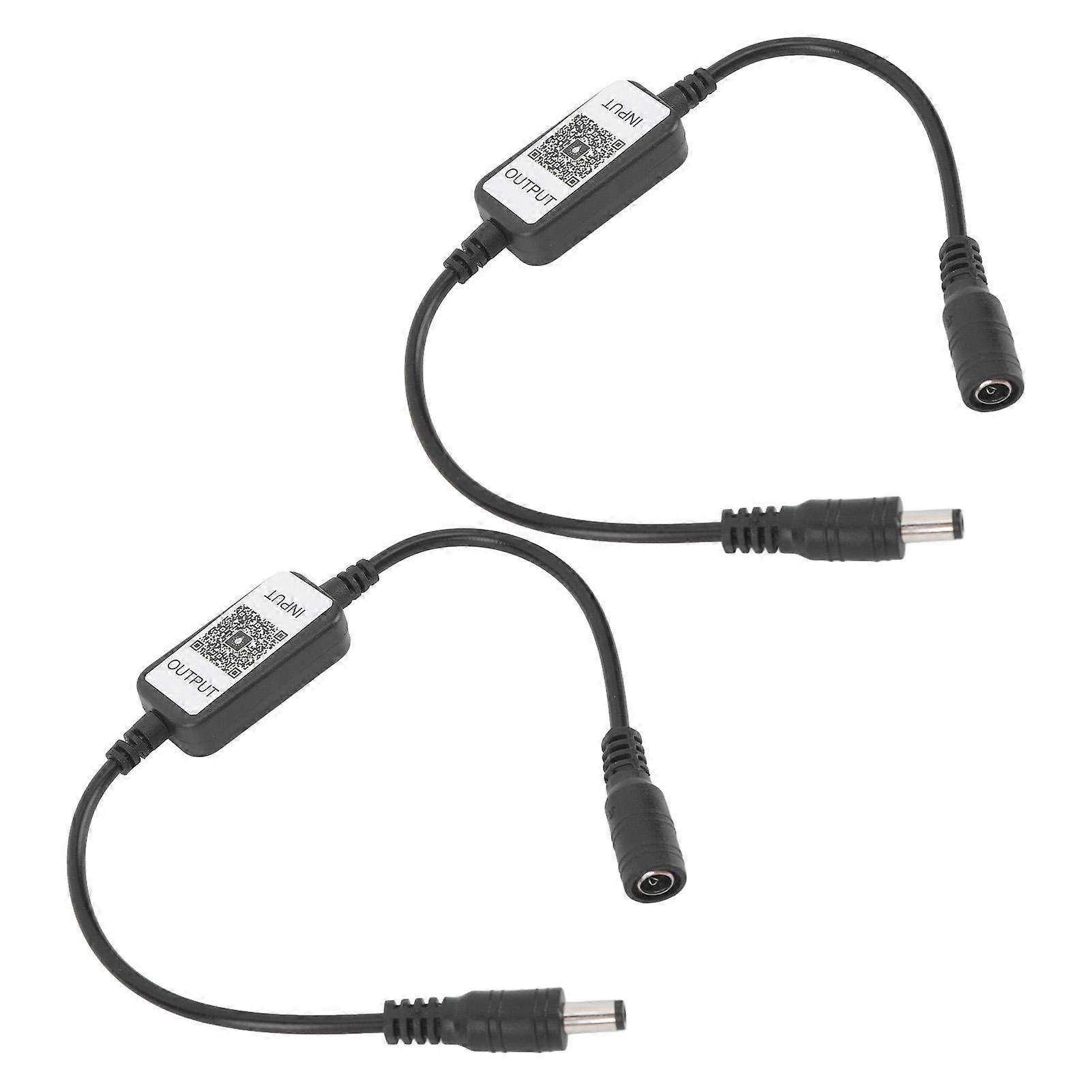 2Pcs LED Light Strip Controller Bluetooth Remote Control Dimming Control DC 5?24V