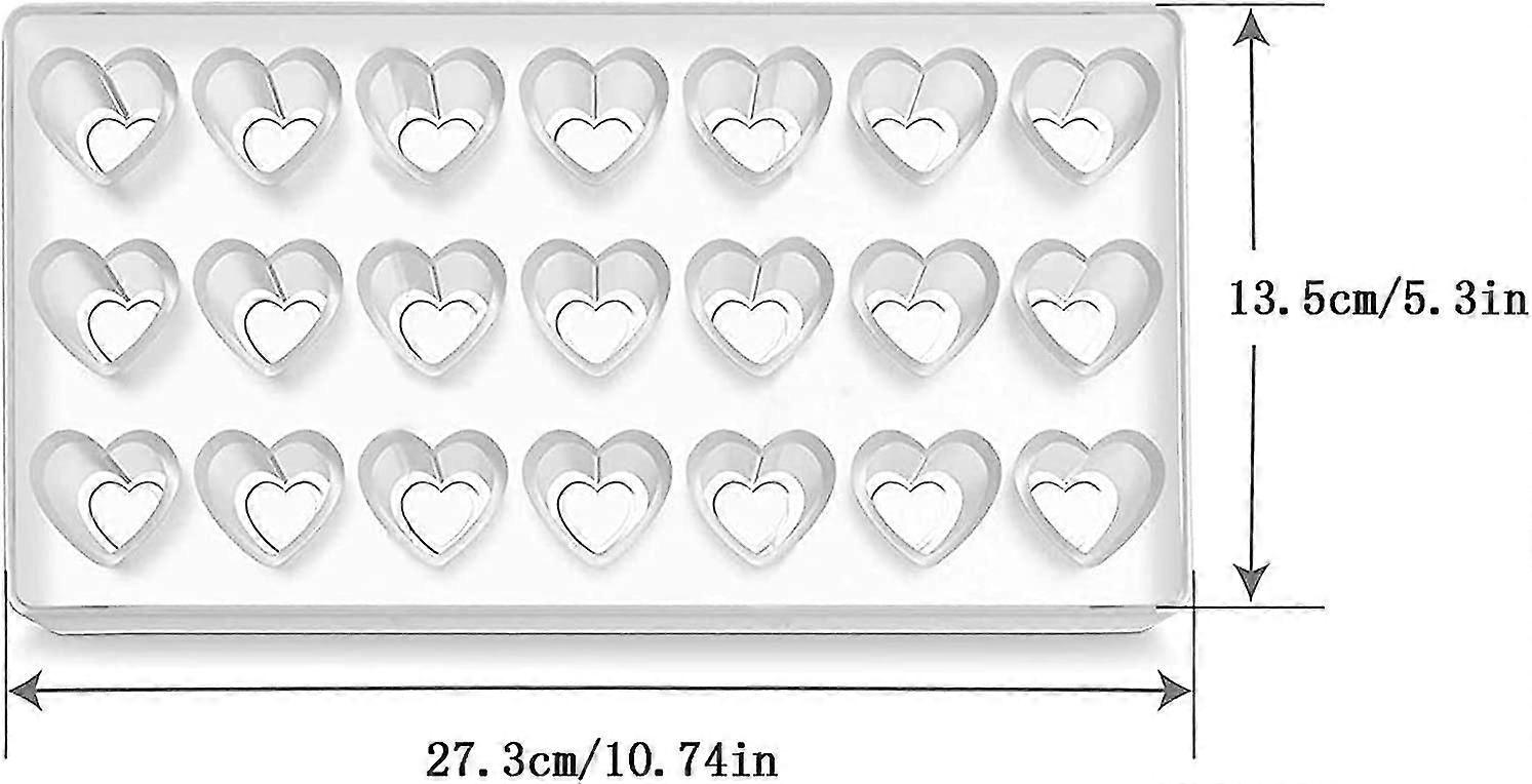 Transparante chocoladevorm, transparante plastic chocoladevorm, transparant geschenk
