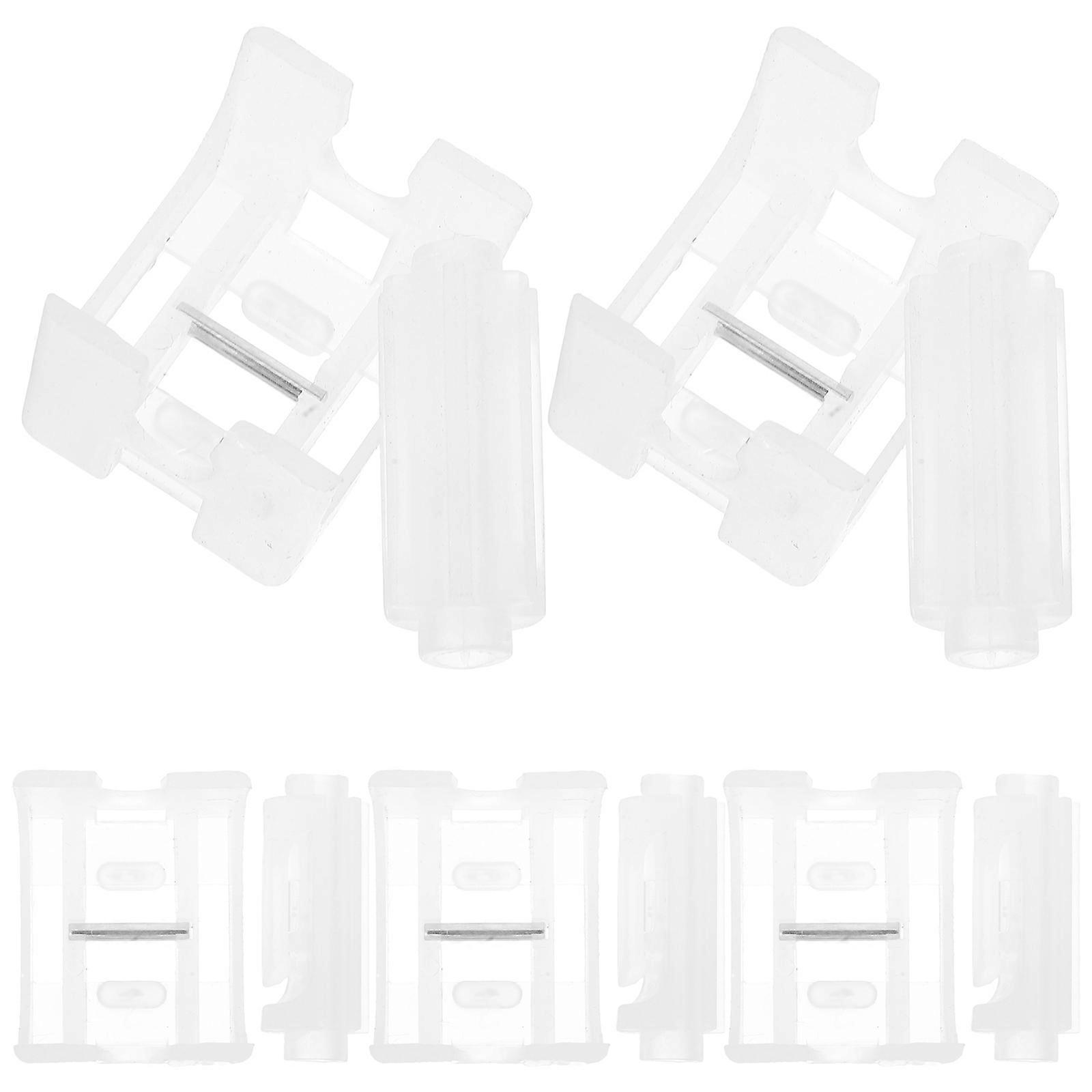 Blind Cord Winder Transparent Pom Bracket Set for Home Decor 10Pcs