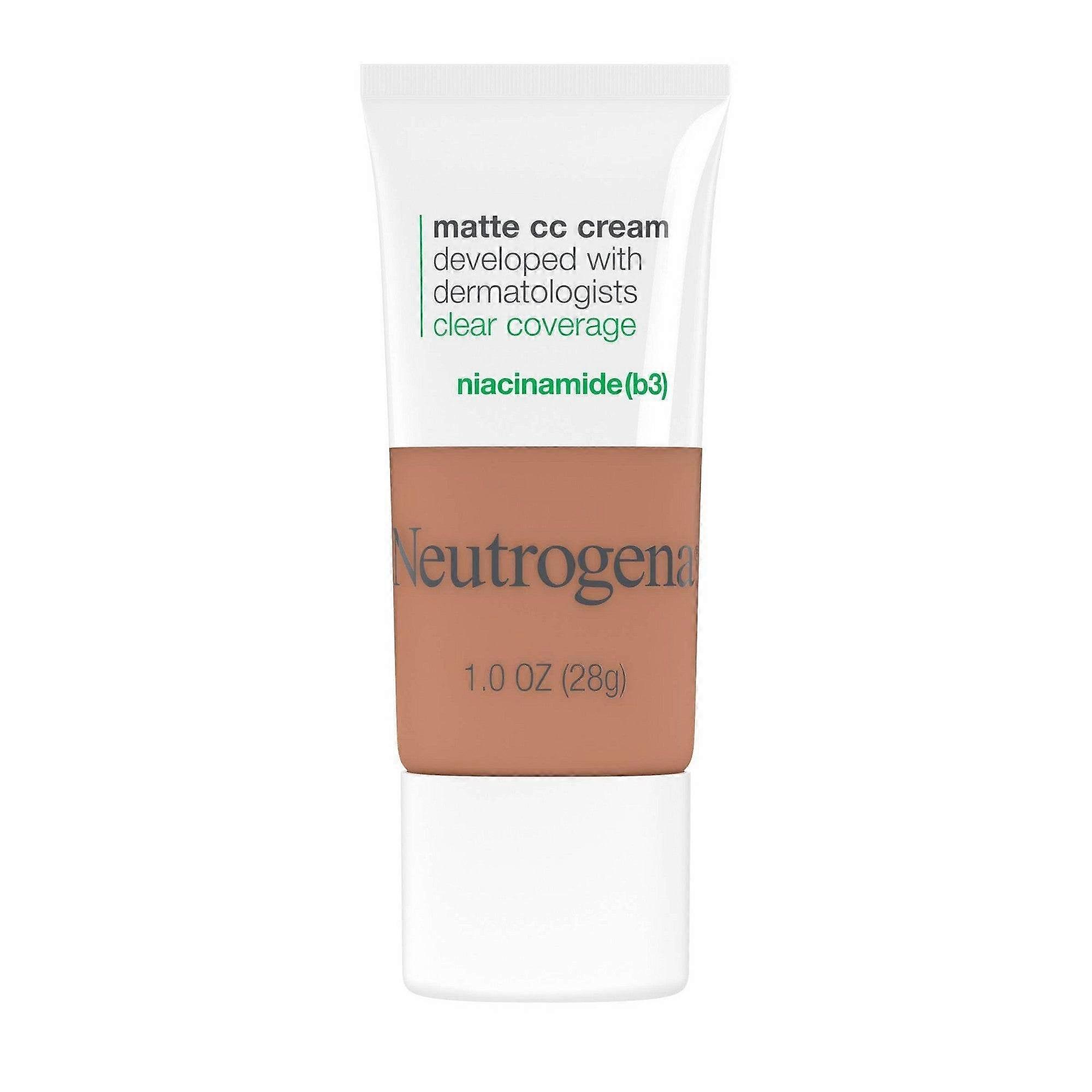 Neutrogena Clear Coverage Cc Cream, Maple 7.0, Medium, 1 Oz